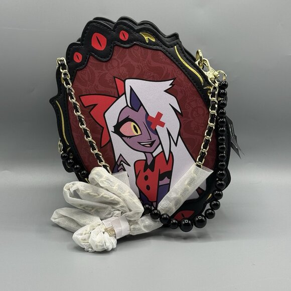 Hazbin Hotel Charlie & Vaggie Double-Sided Crossbody Bag NEW - Picture 5 of 11